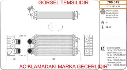 Hava/hava eşanj peugeot  9825341380 resmi
