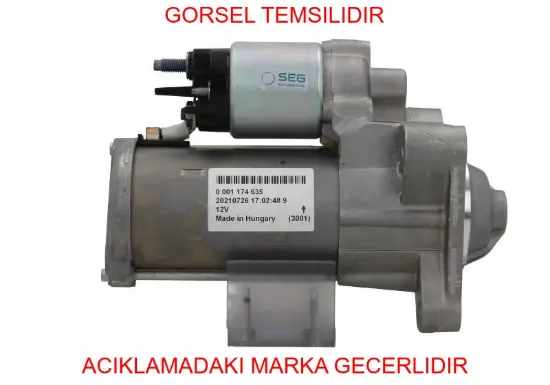 Yn marş motoru peugeot  9826048080 resmi