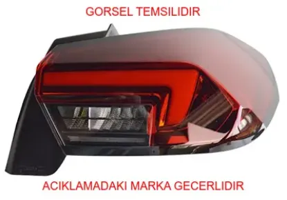 Arka lamba peugeot  9829317880 resmi