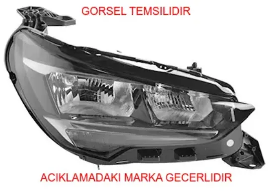 Komple far peugeot  9829465380 resmi
