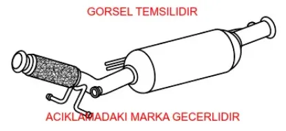 Yeni fap borusu peugeot  9832811580 resmi