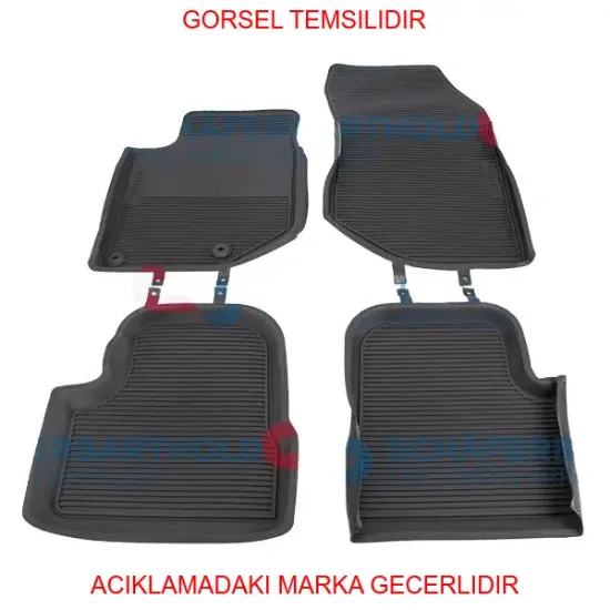 Kauçuk halı peugeot  9833757280 resmi