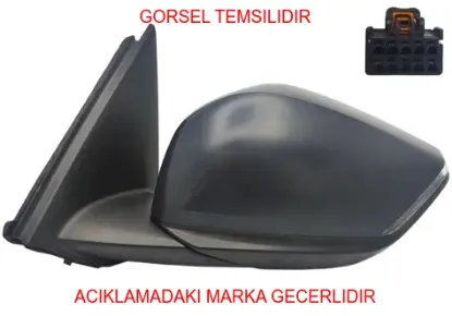Dikiz Aynasi Kapaği Sol - 408 (p54) 308 (p5) C4x (c43) Ds4 /astra (o5 ) 983404971T resmi