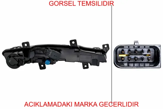 Sağ Gündüz Far Led / 308 (p5) 408 (p54) Peugeot 9835230880 resmi