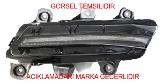 Sağ Gündüz Far   3008 (p84) Peugeot 9836230980 resmi