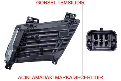 Sol ön far peugeot  9851054180 resmi