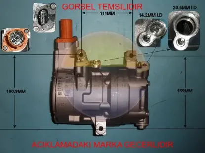 Kompresör peugeot  9855610380 resmi