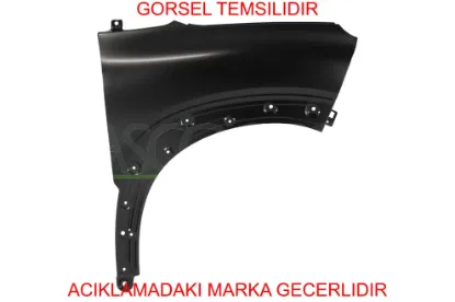 Ön çamurluk peugeot  YQ00049280 resmi