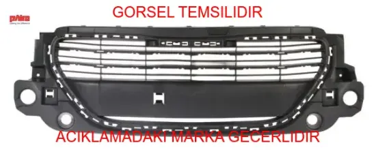 Tampon ızgarası ön alt orta siyah  301 2013> 9676946780 Phıra 301-13100 resmi