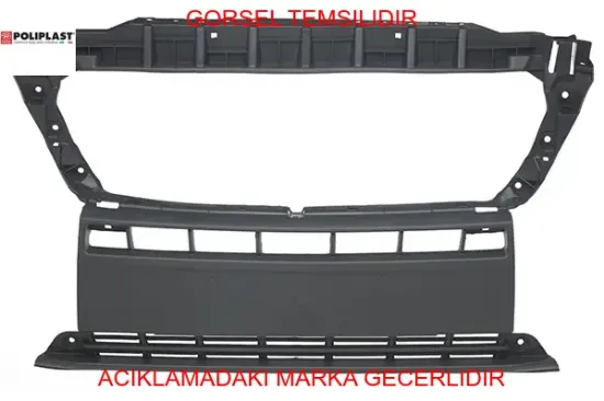 Tampon ön orta siyah  boxer 2014>  1611705180/ 735619717/  Polıplast 100.11134 resmi
