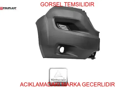 Tampon ön sağ sisli  boxer 2014>  1612430080/ 71775721/  Polıplast 100.11139H resmi