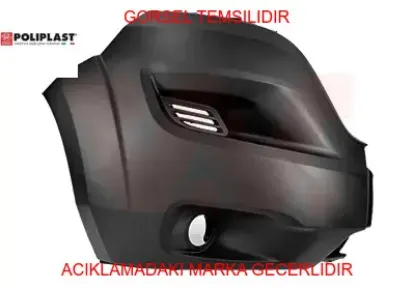 Tampon ön sağ sisli siyah  ducato 2014>  735749743/ 735684858/ 1637293180/ 73574974/  Polıplast 100.11157 resmi