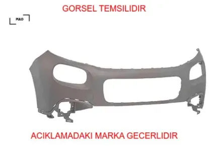 Tampon Ön Sisli Siyah C3 2016> Pulo  1618082580   PULO P1-C316-H resmi