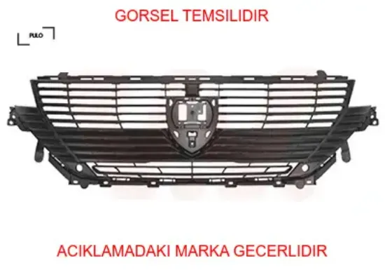 Tampon ızgarası ön orta siyah 2 sensörlü  308 2021>  16819719XT/  Pulo P3-30821A-P1 resmi