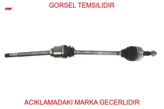 Aks Komple Sağ   Master Iii 2010-> Riw  391004255R  OPEL, RENAULT, NISSAN resmi