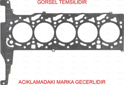 Sılındır kapak contası 1tırnak 1.10mm transıt v348 3.2 200ps tdcı 07 11 3.2 200ps royal conta 7c166051ab/ 1459470 resmi