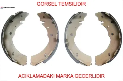 Arka kampana pabuç balata l200 2.5l dı-d cr 4x2 4x4 ka4t kb4t 07-10 / 2.4l 4n15 kl2t euro 5 h-lıne 6 sangsın 4600a106/ 4600a122/ 8979478020 resmi