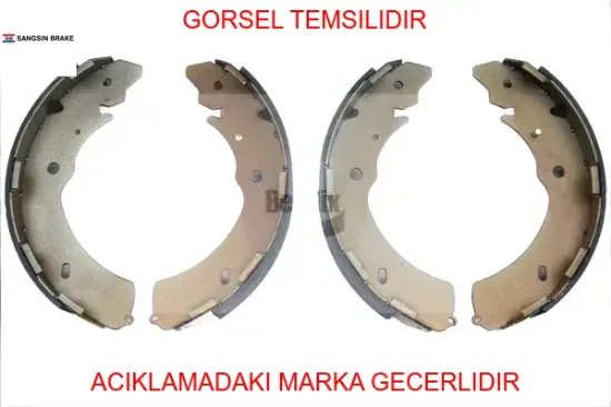 Arka kampana pabuç balata l200 2.5l dı-d cr 4x2 4x4 ka4t kb4t 07-10 / 2.4l 4n15 kl2t euro 5 h-lıne 6 sangsın 4600a106/ 4600a122/ 8979478020 resmi