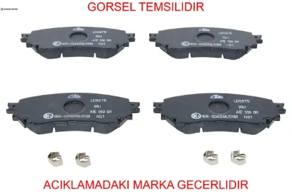 Ön balata 6 2.0-2.2 d-2.5 13 6 saloon 13- d1711 sangsın ghy93328zc/ g4ya3328za/ ghy13328z resmi