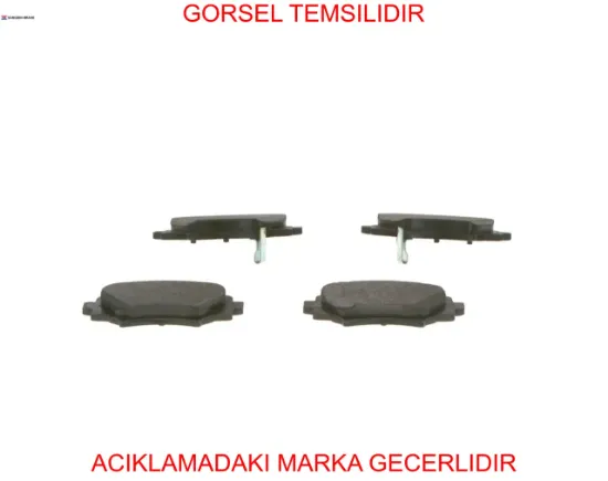 Arka fren balata 3 1.5l p5 bm skyactıv 2014-2016 / 3 1.5l p5 bn skyactıv 2017-2019 sangsın b4y02648za/ b4y02648zb resmi