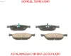 On fren balatası focus ııı 14 c-max 06 11 10 03 kuga 08 connect tc7 13 3 03 5 10 s40 04 v40 12 v50 0 sangsın 1775091/ bv612k021ac resmi