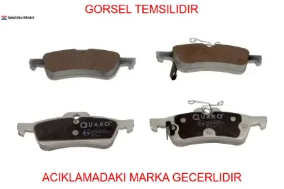 Arka fren balata cıvıc 1.6l n16a fk3 i-dtec dizel 13- / cıvıc 1.5l vtec fk7 rs modeli hatchback 17- sangsın 43022tv0e00 resmi