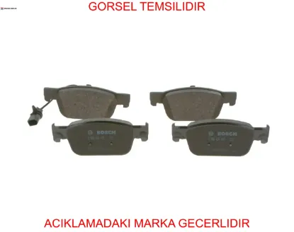 Ön fren balata a4-a5 2014 155.2x63.8x17 kullaklı sangsın 8w0698151k/ 8w0698151q/ 8w0698151af resmi