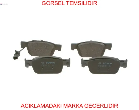Ön fren balata a4-a5 2014 155.2x63.8x17 kullaklı sangsın 8w0698151k/ 8w0698151q/ 8w0698151af resmi
