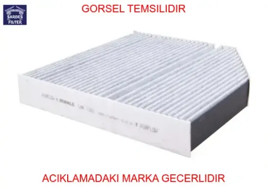 Polen fıltresı mercedes x253 w205 s205 c205 a205 c257 w213 s213 c238 a238 karbonlu sardes a2058350147 resmi