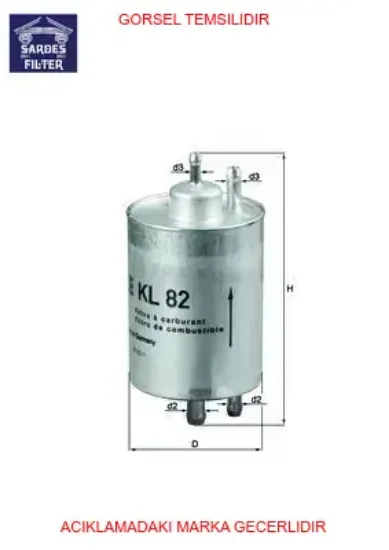Yakit Filtresi W202 97>00 Sardes  A0024773101   SF 120 resmi