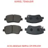 Fren balata seti renault kangoo express fw0/1 zoe bfm skf 410604775r resmi