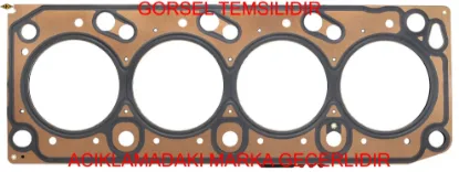 Sılındır kapak contası 3 celtık 1.25mm connect 02 14 1.8 tdcı focus ı 98 04 1.8td skt 1s4q6051hb/ 1477467/ xs4q6051bd resmi
