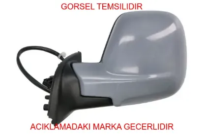 Diş Dikiz Aynasi Berlingo Combo Rifter Proace  Elektrikli Katlanir  2019-> Isitmali Siyah Kapak Sol 98169929XT resmi