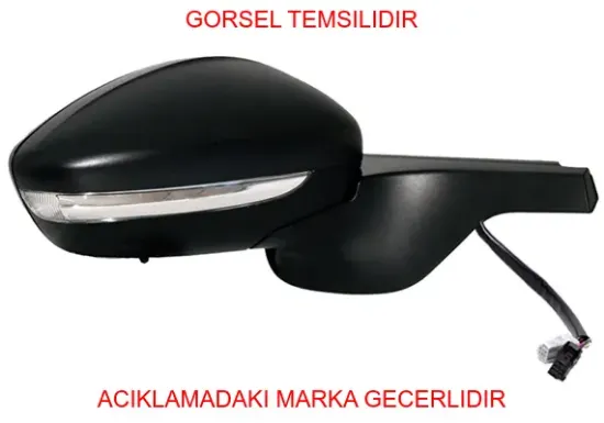 C3 elektrıklı katlanır ayna 2018--> ısıtmalı sınyallı sensorlu sağ  98267124XT Spj E-5204 resmi