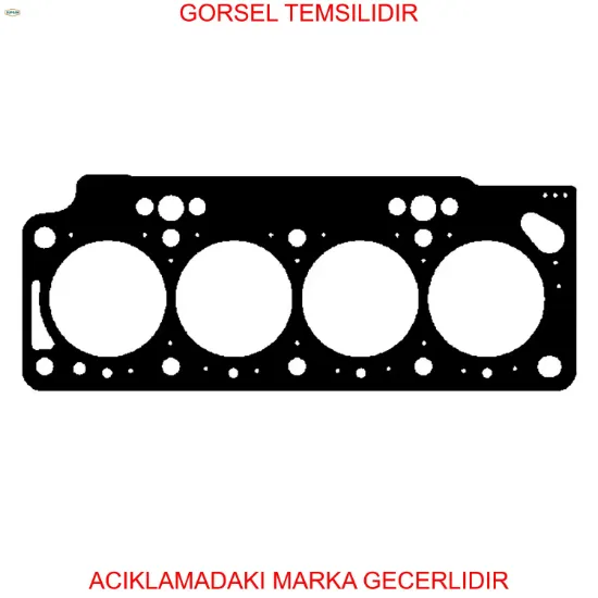 Silindir Kapak Contasi  2 Çentik - Saclı Özel Klin 8200188114 resmi