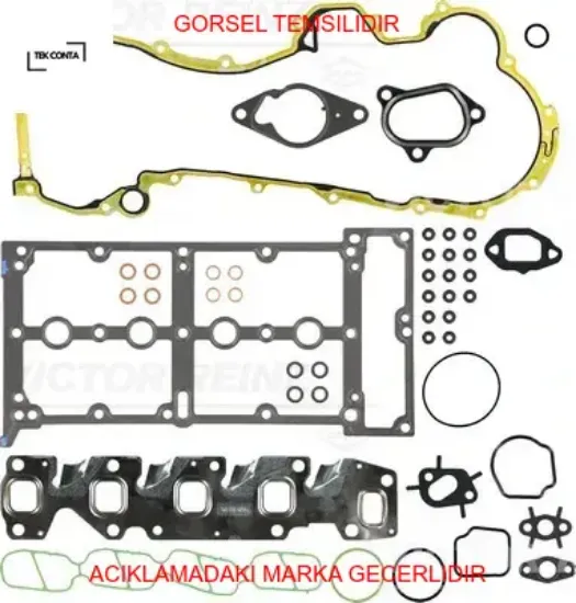 Takim Contasi Üst Keçeli Fiorino-doblo 1.3jtd 16v Tek Conta  SKT/ 71753908/ 71753767  PEUGEOT, LANCIA, OPEL, CHRYSLER, FIAT, CITROEN, CHEVROLET, ALFA ROMEO resmi