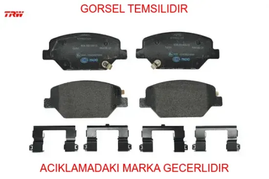 Ön fren balatası tamir takımı opel ınsıgnıa b 18 17 inç jant trw 1680880180/ 84120877/ 42794673 resmi