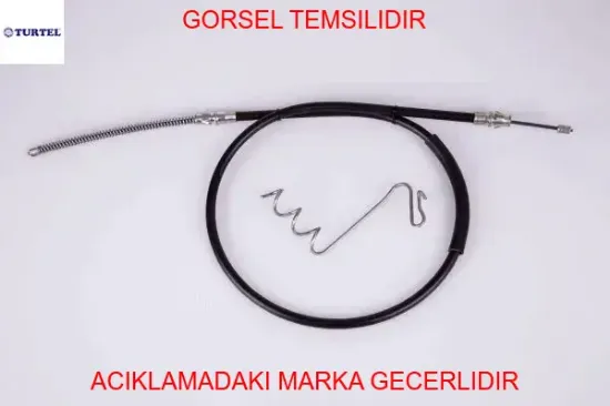 Arka el fren telı sag transıt v184 pıkap 2.4tdcı 00 06 arkadan ceker tek teker turtel yc152a635af/ 4041986/ 4331041 resmi