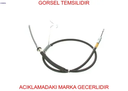 Arka el fren teli sağ transıt v184 01 06 cıft teker pıkap turtel yc152a635bj/ 4457990/ 4654291 resmi