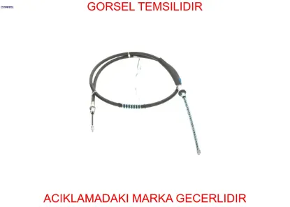 Arka el fren telı sol transıt v184 pıkap 2.4tdcı 00 06 a.ceker tek teker turtel yc152a809ag/ 4331044 resmi