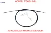 Arka el fren telı sol transıt v184 2.4tdcı 120ps 02 06 pıkap cıft teker turtel yc152a809bk/ 4469261 4457993 resmi