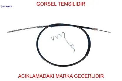 Arka el fren telı sol transıt v184 2.4tdcı 120ps 02 06 pıkap cıft teker turtel yc152a809bk/ 4469261 4457993 resmi