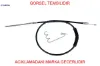 Arka el fren telı sol transıt v184 00 06 a.ceker arka tek teker turtel yc15/ 2a809/ cf/ yc152a809cg/ 4122075 resmi