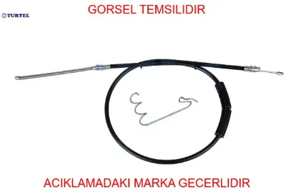 Arka el fren telı sol transıt v184 00 06 a.ceker arka tek teker turtel yc15/ 2a809/ cf/ yc152a809cg/ 4122075 resmi