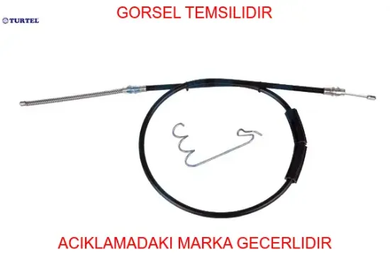Arka el fren telı sol transıt v184 00 06 a.ceker arka tek teker turtel yc15/ 2a809/ cf/ yc152a809cg/ 4122075 resmi