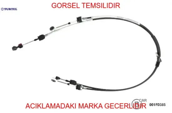 Vites kumanda teli focus ıı 1.4-1.6-1.6tı 04- 11 ıb5 vites turtel 8m5r7e395ab/ 1686380 resmi