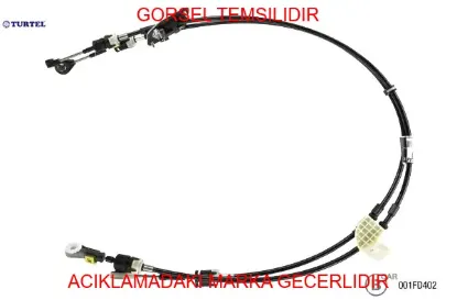 Vıtes kumanda telı fıesta ıv 12 1.4 tdcı - 5 vıtes - ıb5 sanzıman turtel c1br7e395bg/ 1942358 resmi