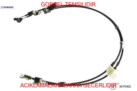 Vıtes kumanda telı fıesta ıv 12 1.4 tdcı - 5 vıtes - ıb5 sanzıman turtel c1br7e395bg/ 1942358 resmi