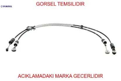 Vıtes kumanda telı fıesta ıv 10 12 -1.25-1.4 benzınlı - 5 vıtes - ıb5 sanzıman turtel 8a6r7e395pb/ 1755134 resmi