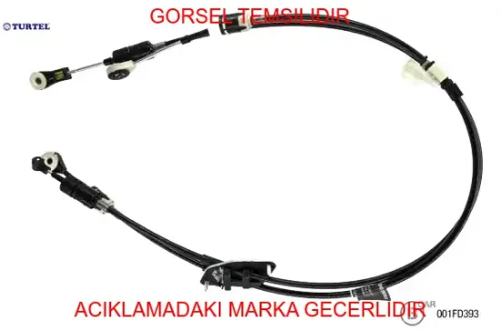 Vıtes kumanda telı fıesta vı 1.4/1.6 tdcı 70ps 10 14 5 vites ıb5 turtel aa6r7e395cc/ 1755158 resmi